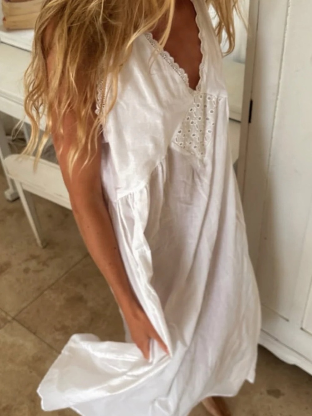 Vintage cotton gown